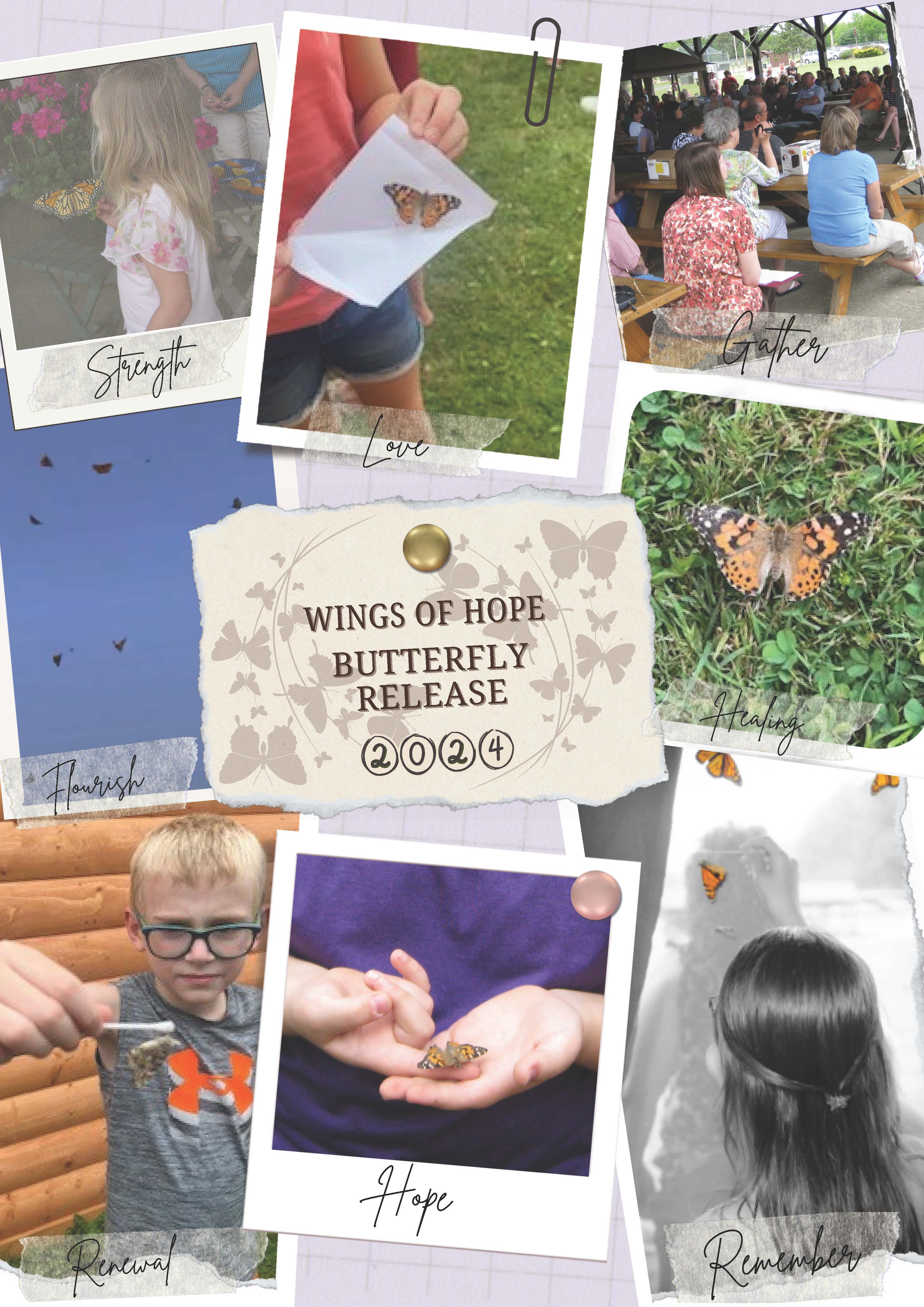 Butterfly Release 2024 Collage